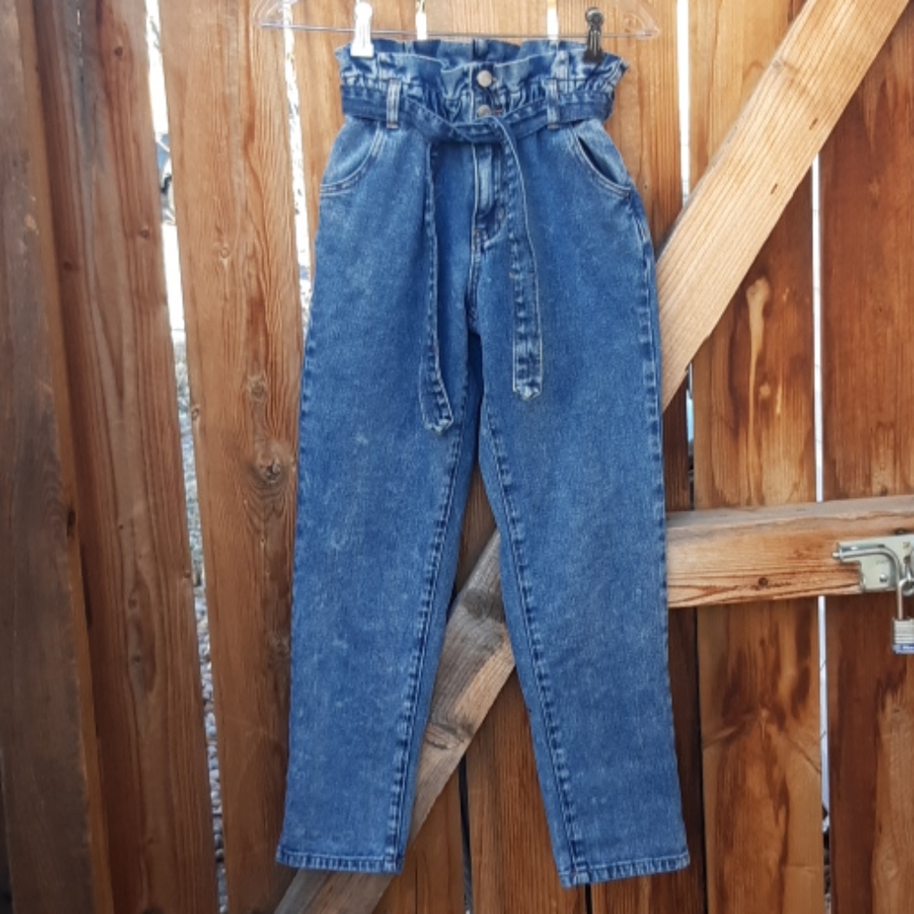 Pacsun mom jeans high rise stretchy waist sz 23